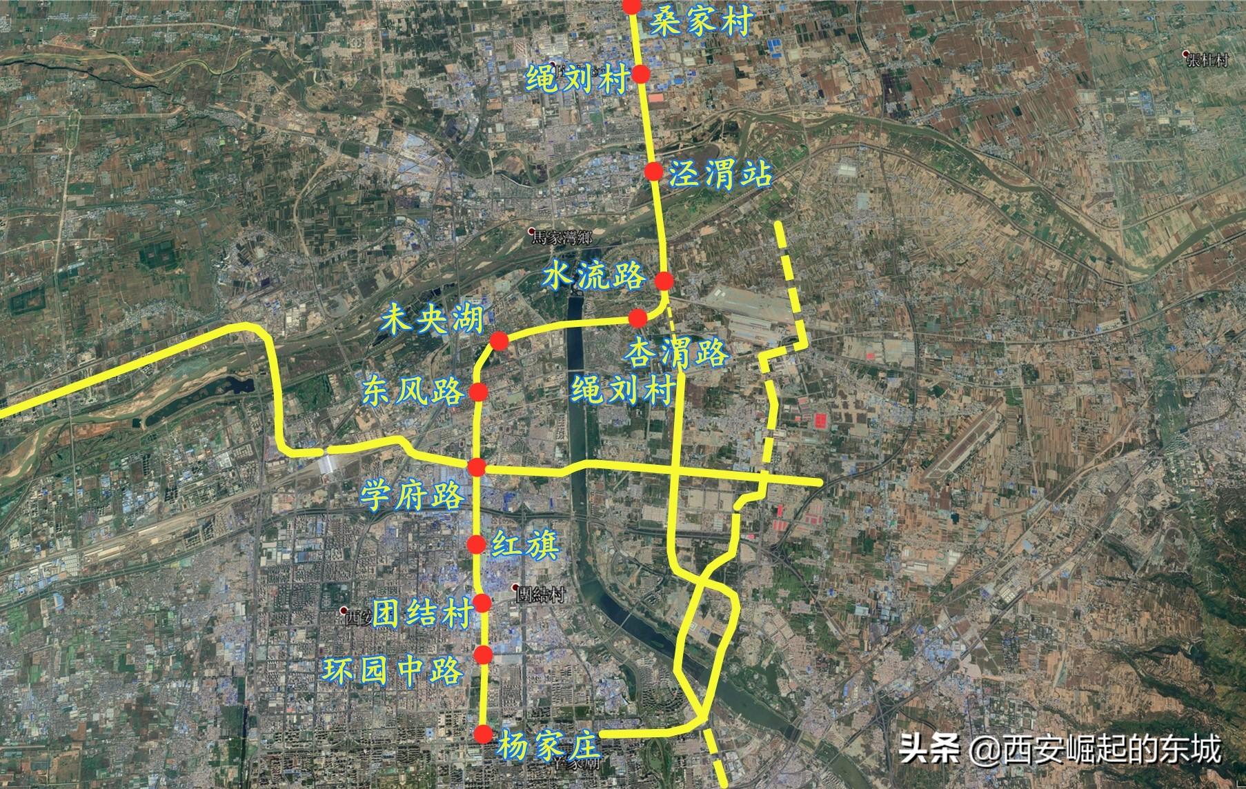 西安地铁线路图全新概览